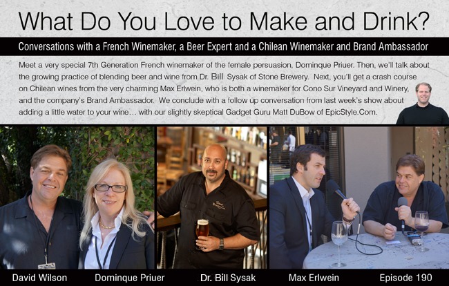 Ep. 190 -- What Do You Love to Make and Drink?