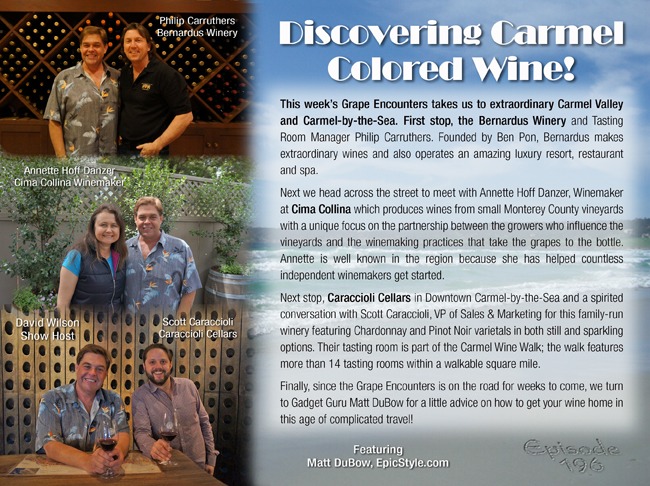 Episode 196 -- Discovering Carmel Colored Wine!