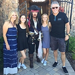 Gagnon Family (and Jack Sparrow) at their Blessing of the Vines