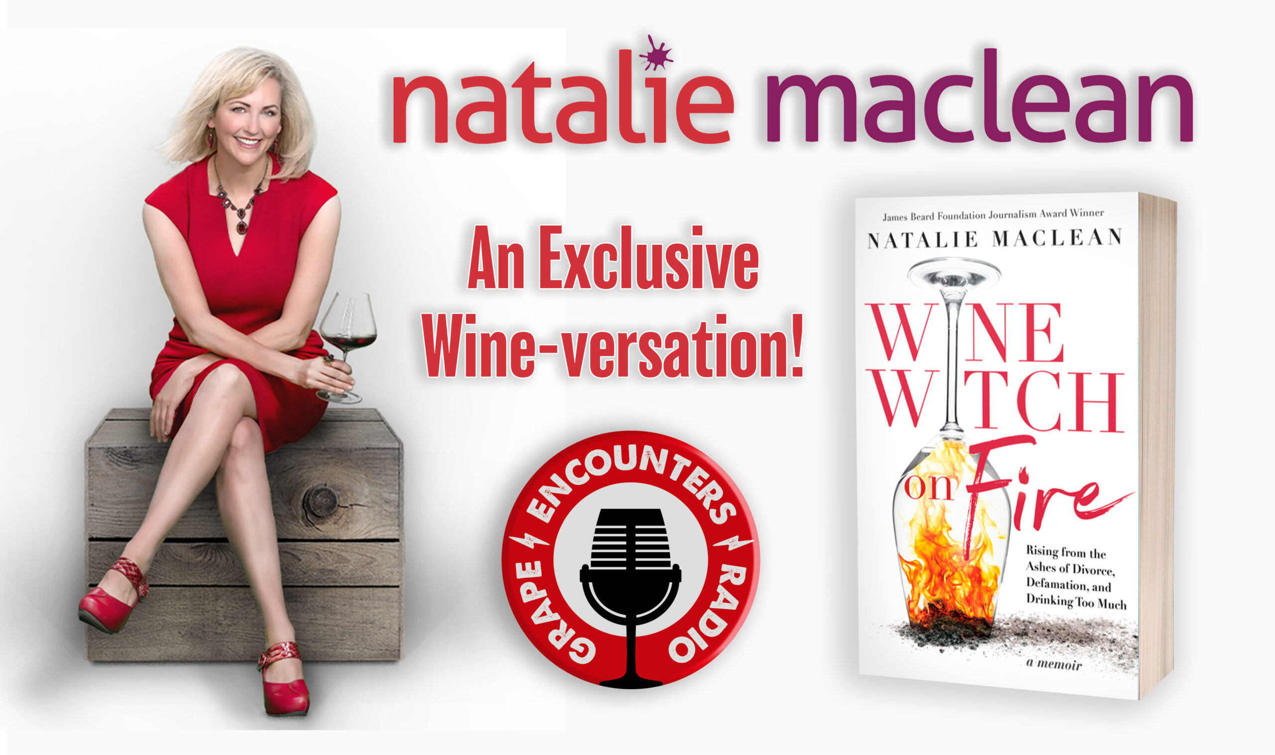 Episode #735 – A Kitchen Conversation With Natalie MacLean, Author of the Season’s Hottest Read, “Wine Witch on Fire…”